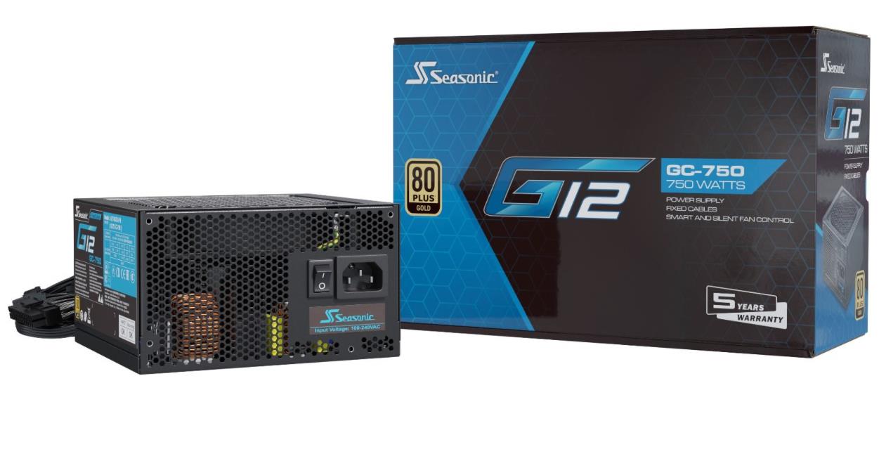 Power Supply SEASONIC ATX PC 100 - 240 V 750 W G12GC-750
