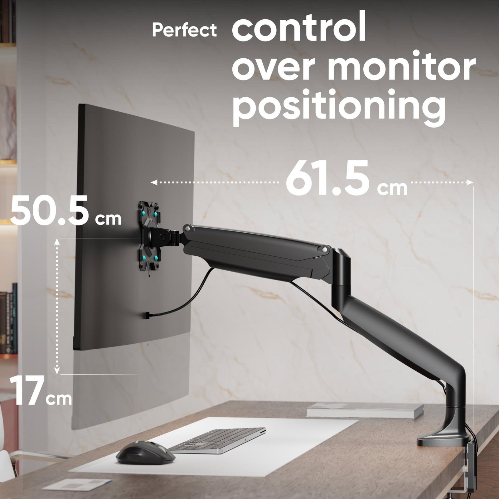 MONITOR ACC DESK MOUNT/17-49 BLACK G100-B ONKRON