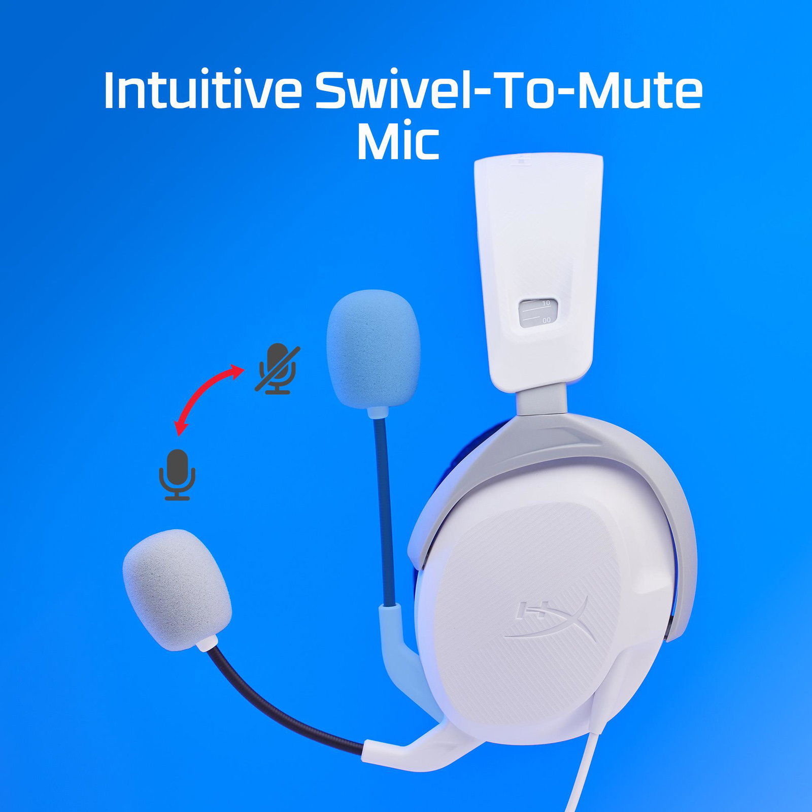 HEADSET HYPERX CLOUDX STINGER2/WHITE/BLUE 75X29AA HYPERX