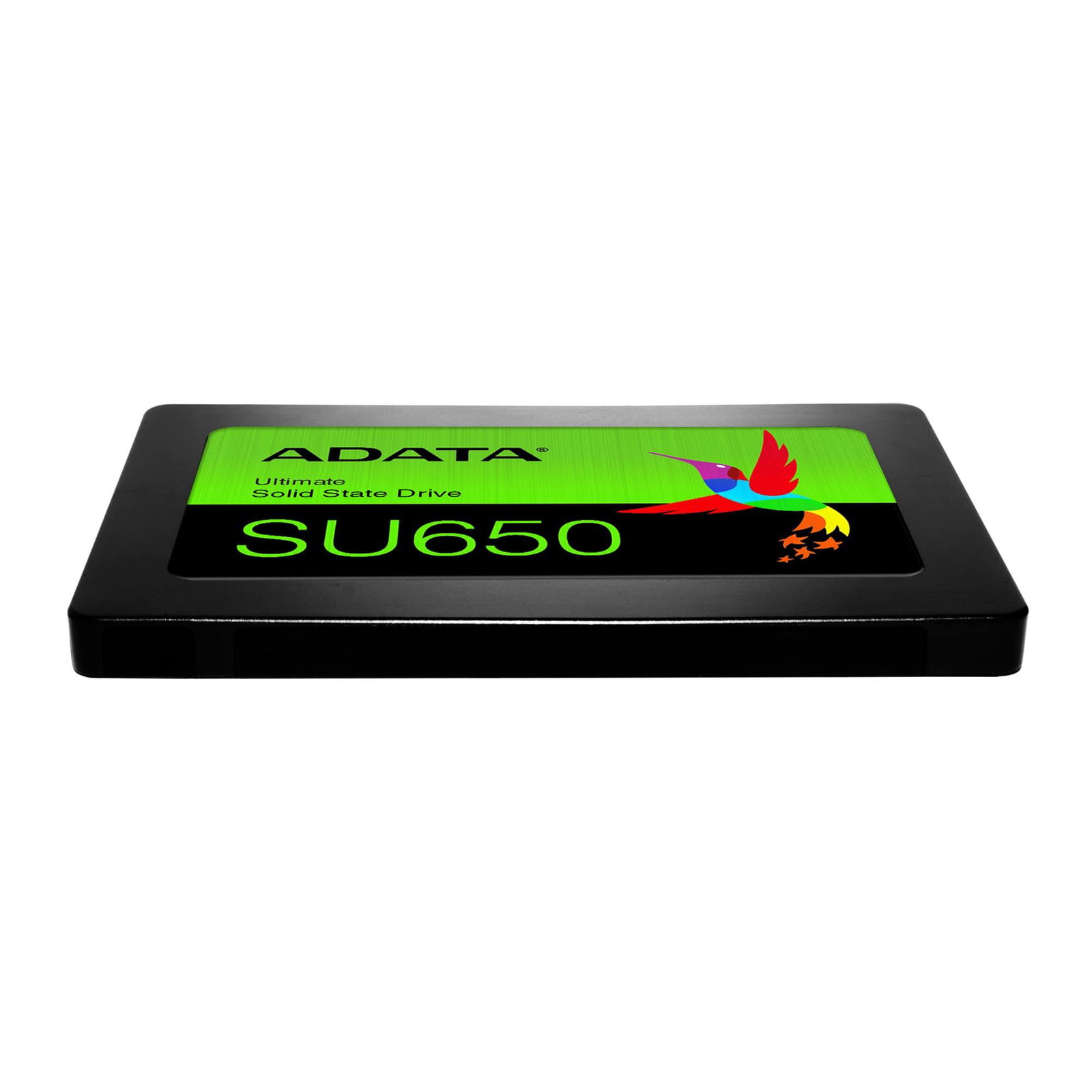 SSD ADATA SU650 512GB SATA 3.0 Write speed 450 MBytes/sec Read speed 520 MBytes/sec 2,5 TBW 140 TB MTBF 2000000 hours ASU650SS-512GT-R