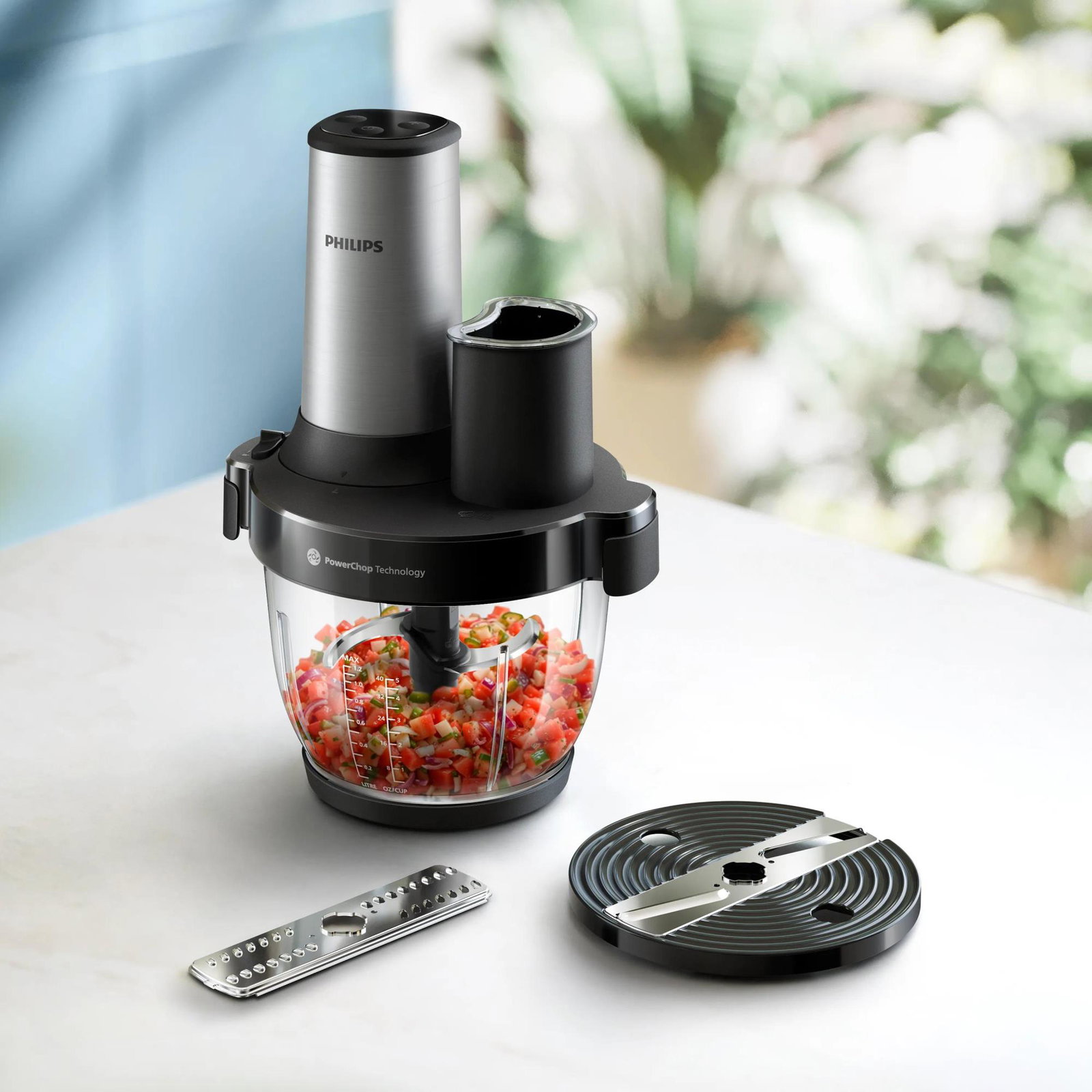 FOOD PROCESSOR CHOPPER/SERIES 5000 HR1504/00 PHILIPS