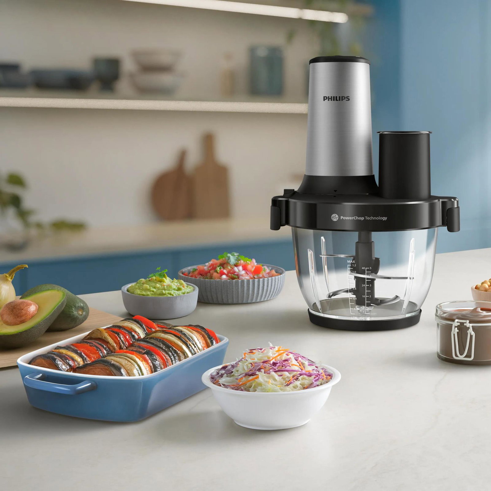 FOOD PROCESSOR CHOPPER/SERIES 5000 HR1504/00 PHILIPS