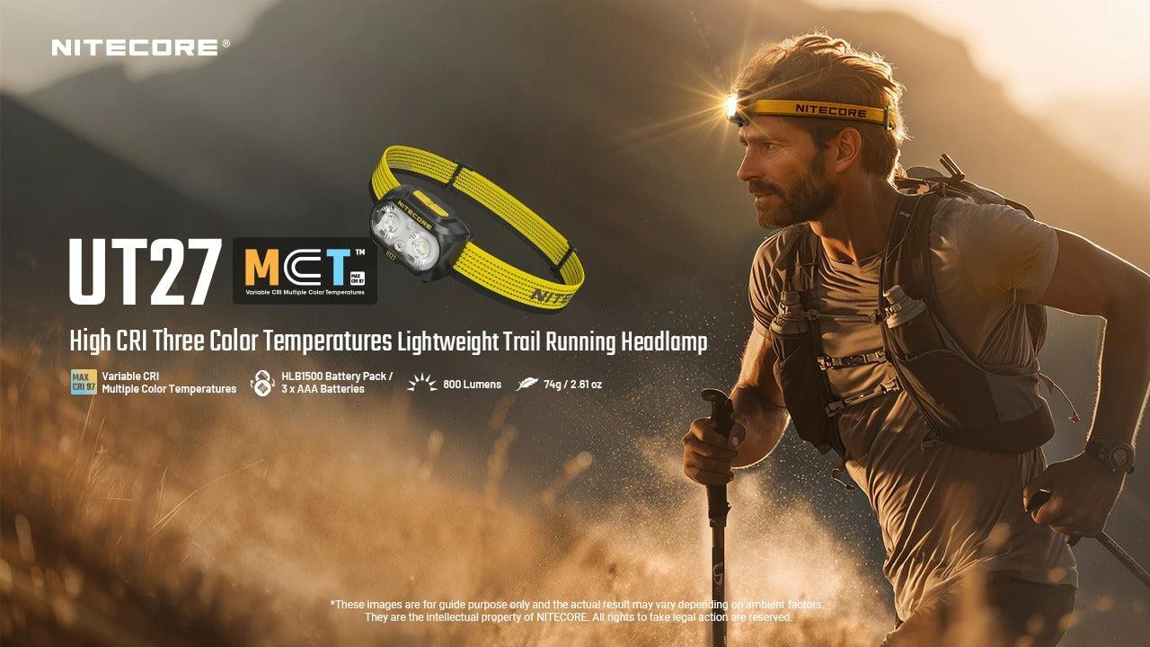 HEADLAMP UT SERIES 800LUMENS/UT27 MCT NITECORE