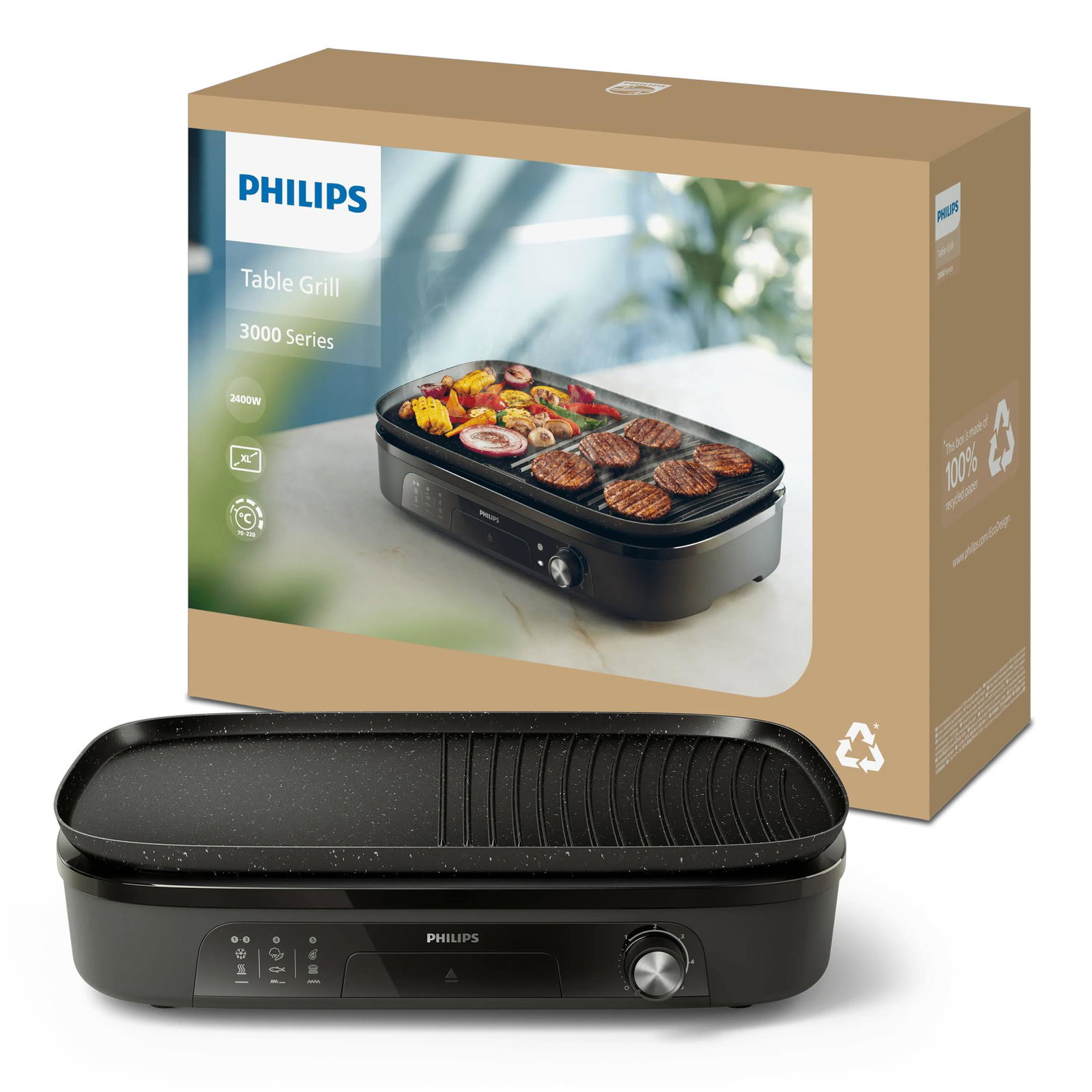 GRILL ELECTRIC/HD6210/90 PHILIPS