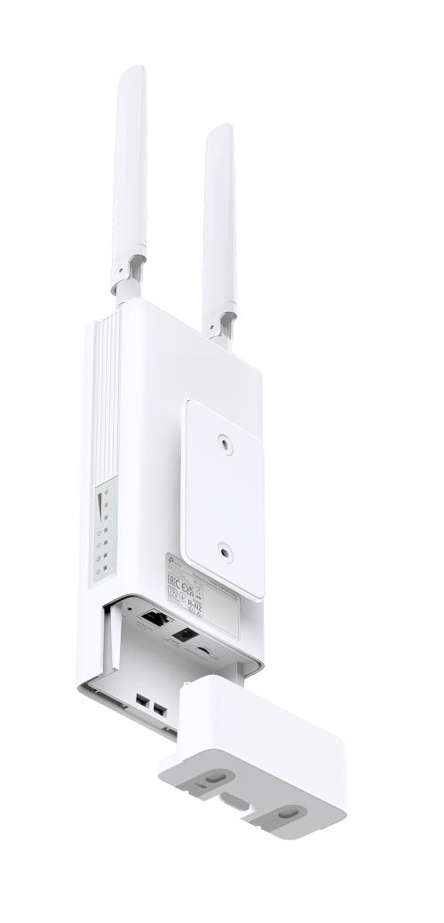 Wireless Router TP-LINK TL-MR100-OUTDOOR Wi-Fi 4 (802.11n) Data speed 300 Mbit/s Ethernet WAN Yes DSL WAN Yes SIM card slot Yes WAN connection type RJ-45 Ethernet LAN Yes 3G Yes 4G Yes 1xLAN ports TL-MR100-OUTDOOR