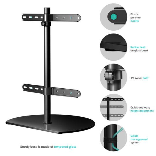 TV SET ACC DESKTOP STAND/32-65 BLACK PT2-B ONKRON