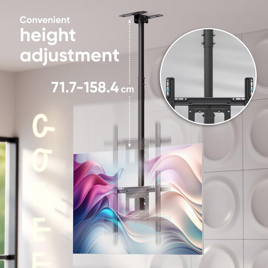 TV SET ACC CEILING MOUNT/32-80 BLACK N1L-B ONKRON