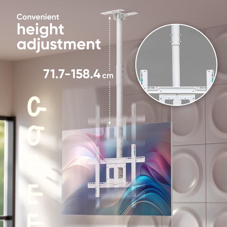 TV SET ACC CEILING MOUNT/32-80 WHITE N1L-W ONKRON