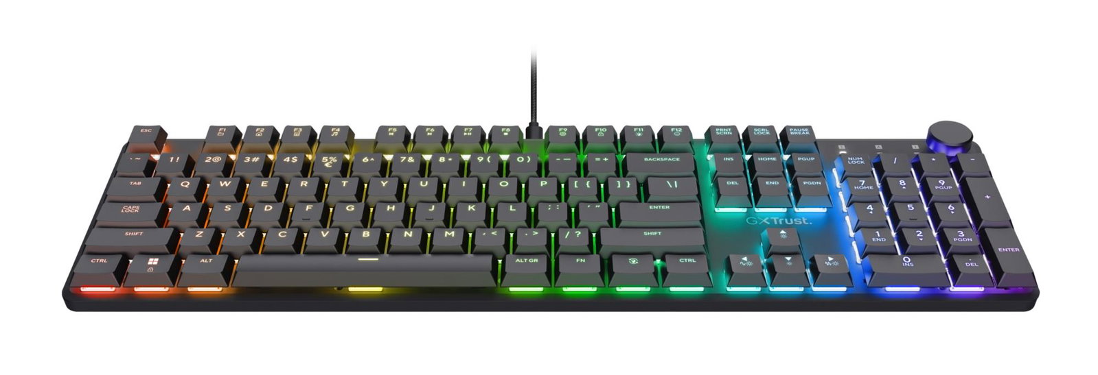 KEYBOARD USB GXT866 TORIX/EN 24910 TRUST