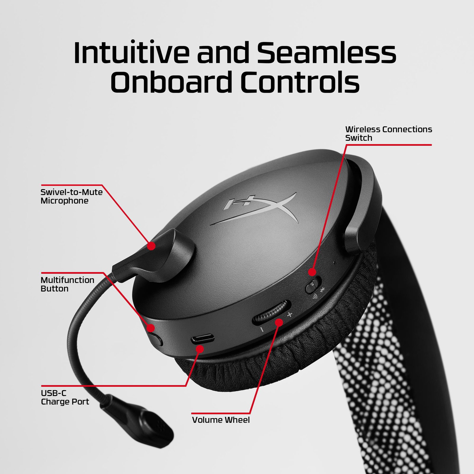 HEADSET HYPERX CLOUD JET/WRL GAM BLU AM7A0AA HYPERX