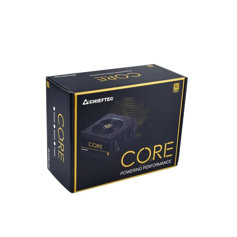 Power Supply CHIEFTEC 700 Watts Efficiency 80 PLUS GOLD PFC Active BBS-700S