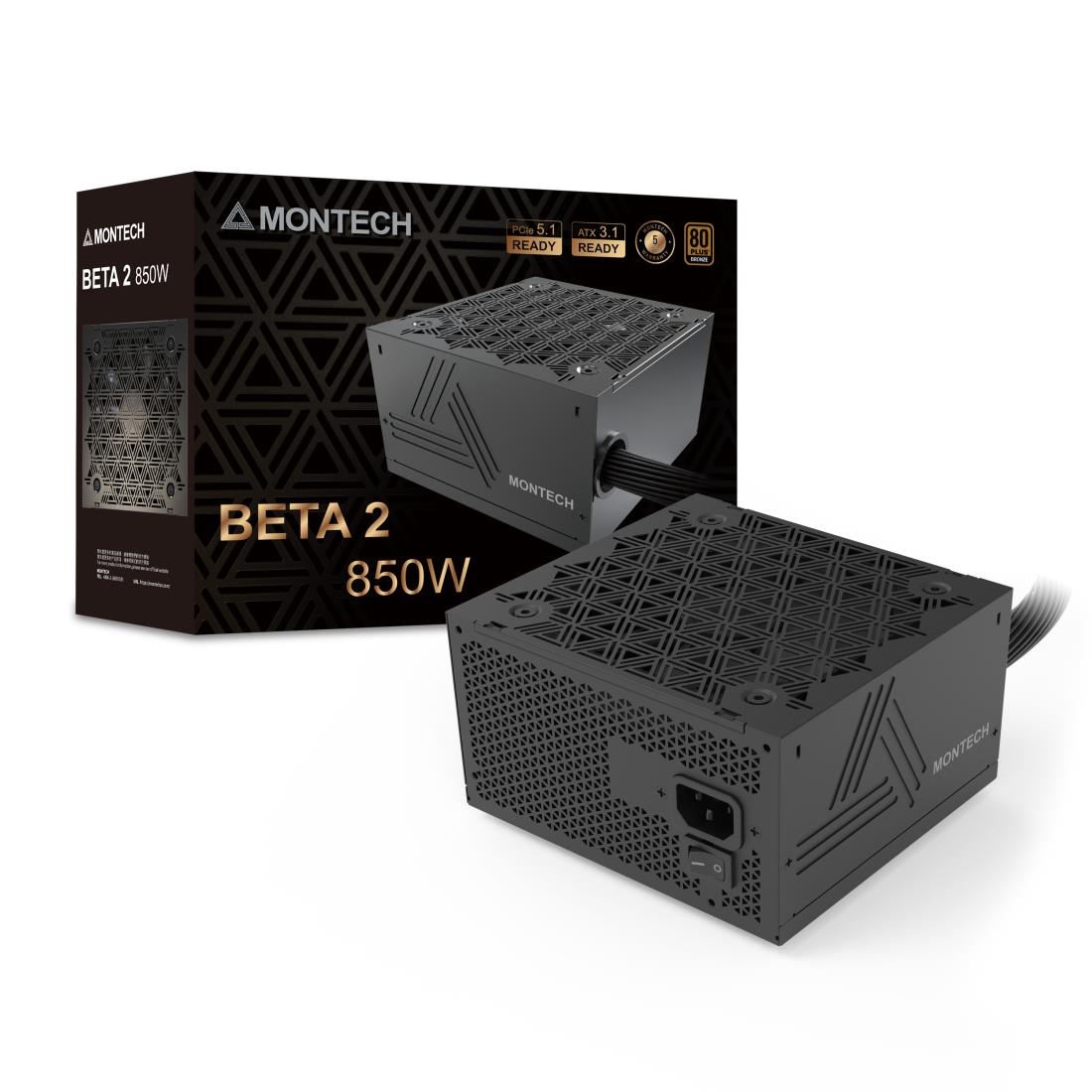 Power Supply MONTECH BETA 2 ATX PC 100 - 240 V 850 W BETA2850W