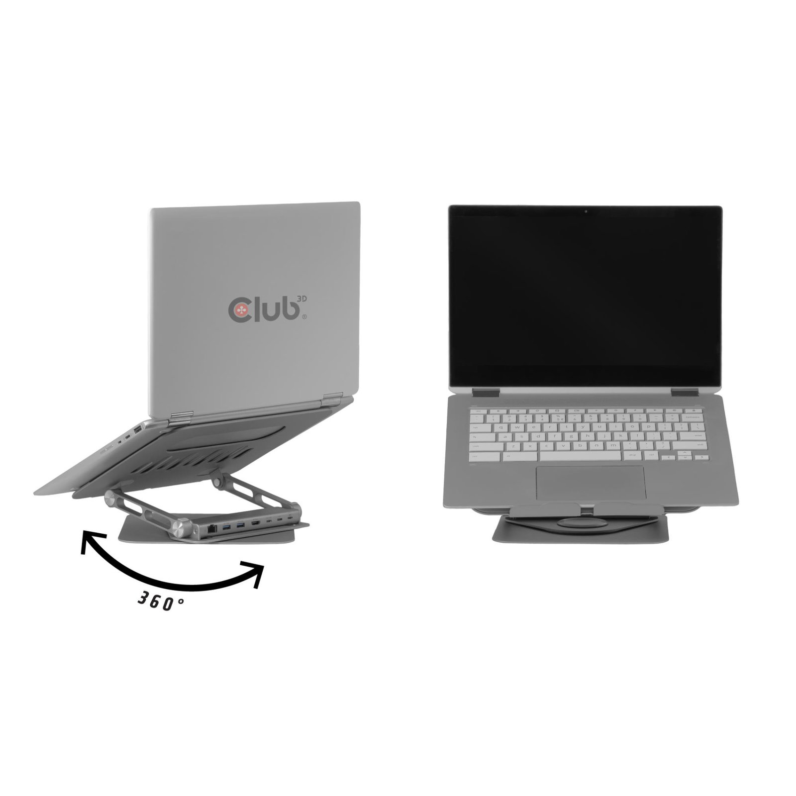 NB ACC STAND ALUMINIUM USB-C/CSV-2554 CLUB3D