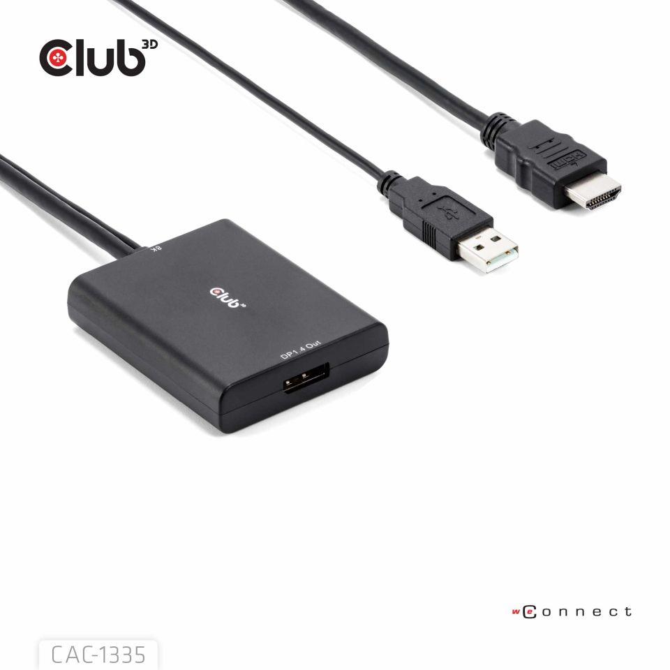 I/O ADAPTER DP TO USB/HDMI/M/F CAC-1335 CLUB3D