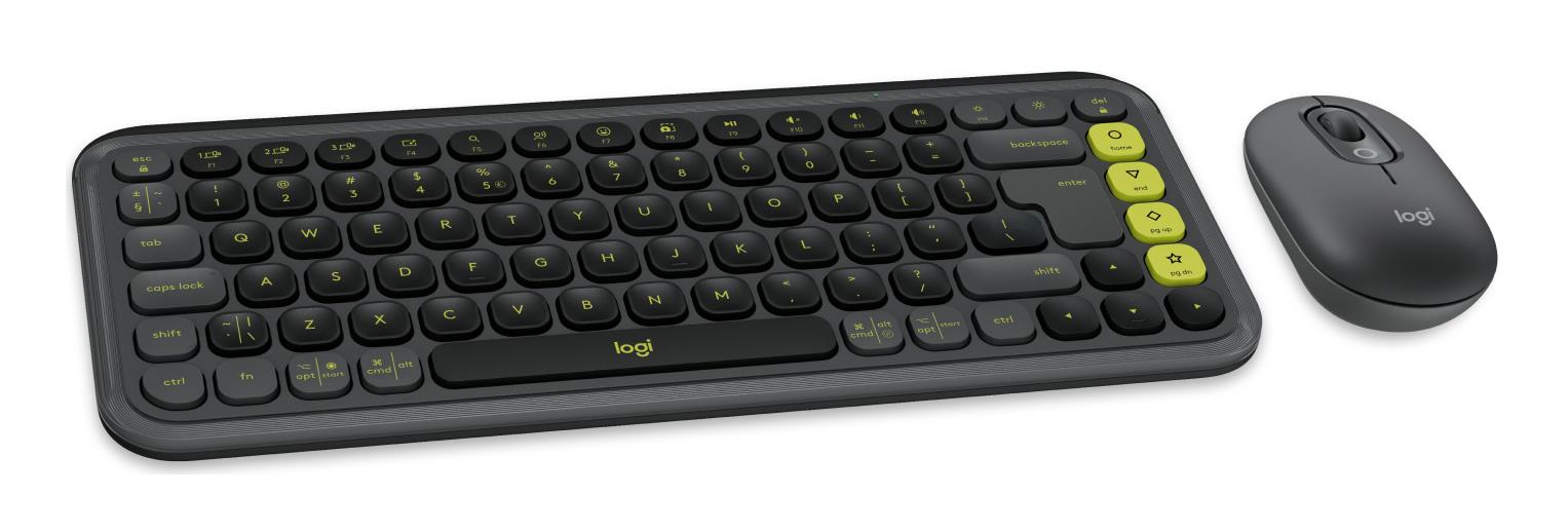 KEYBOARD +MOUSE COMBO POP ICON/GR/GREEN 920-013140 LOGITECH