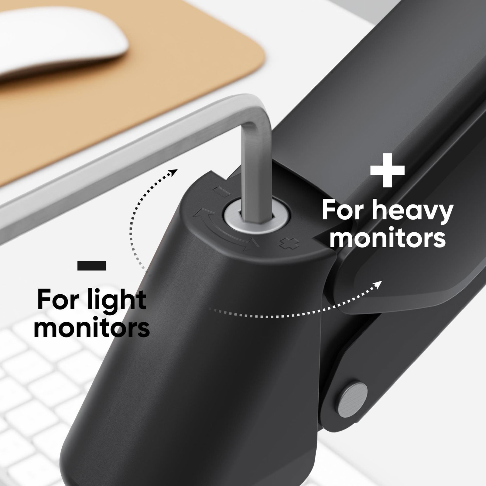 MONITOR ACC DESK MOUNT/13-32 BLACK G45-B ONKRON