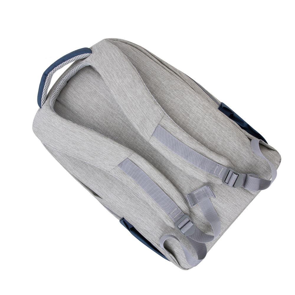NB BACKPACK ANTI-THEFT 17.3/7567 GREY/DARK BLUE RIVACASE