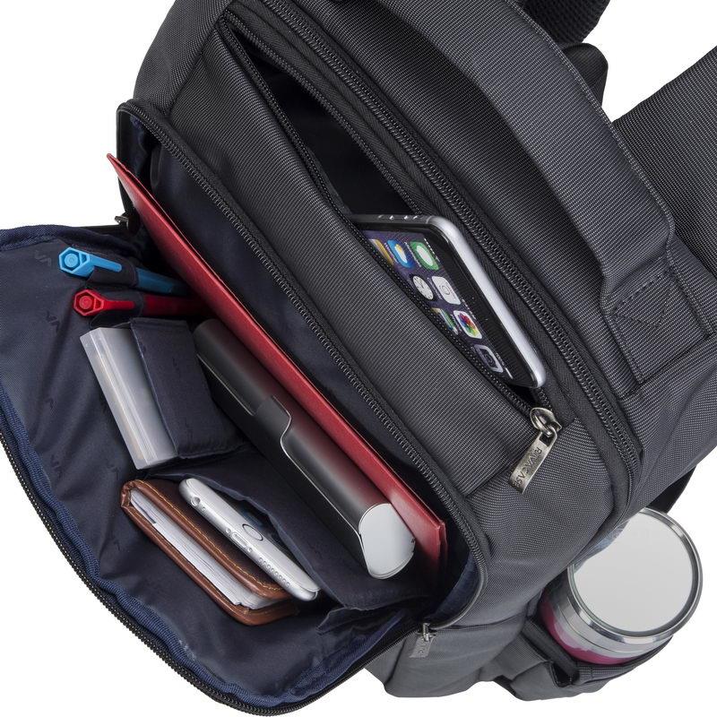 NB BACKPACK CENTRAL 15.6/8262 BLACK RIVACASE