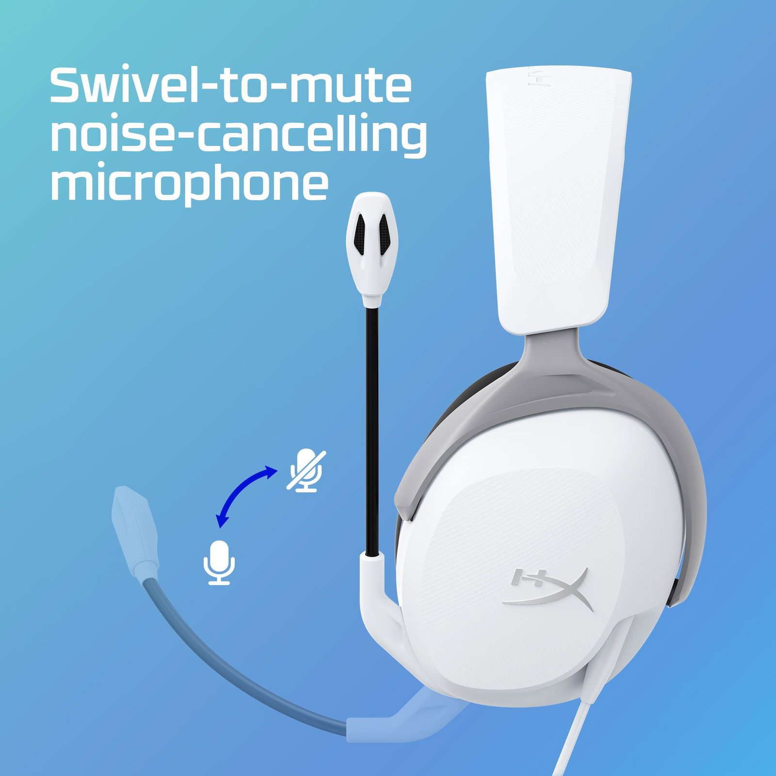 HEADSET HYPERX CLOUD STINGER 2/CORE PS WHITE 6H9B5AA HYPERX