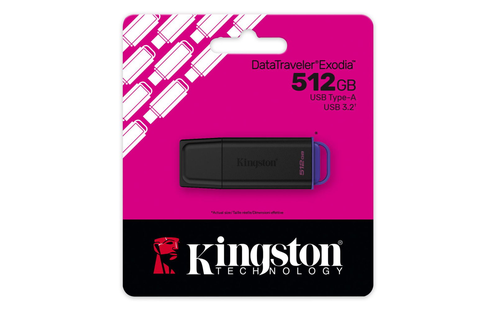 MEMORY DRIVE FLASH USB3.2/512GB DTXG2/512GB KINGSTON