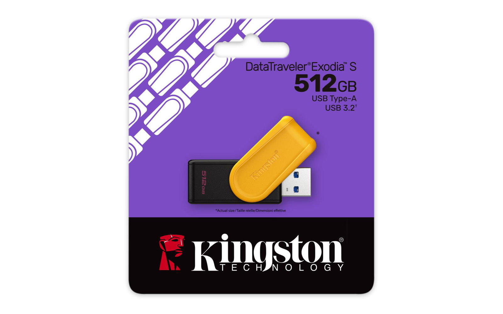 MEMORY DRIVE FLASH USB3.2/512GB DTXS/512GB KINGSTON