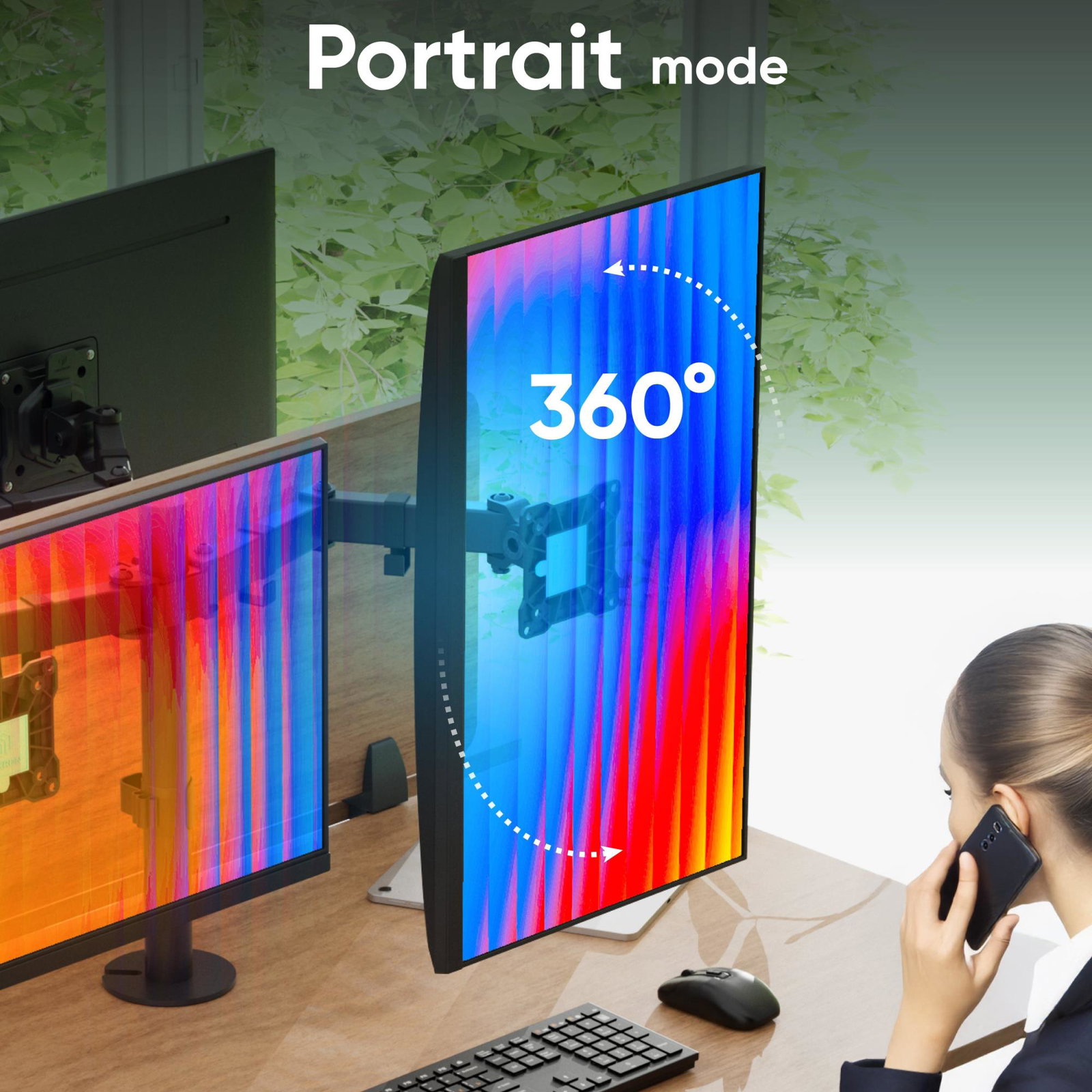 MONITOR ACC DESK MOUNT/13-32 BLACK D221E-B ONKRON