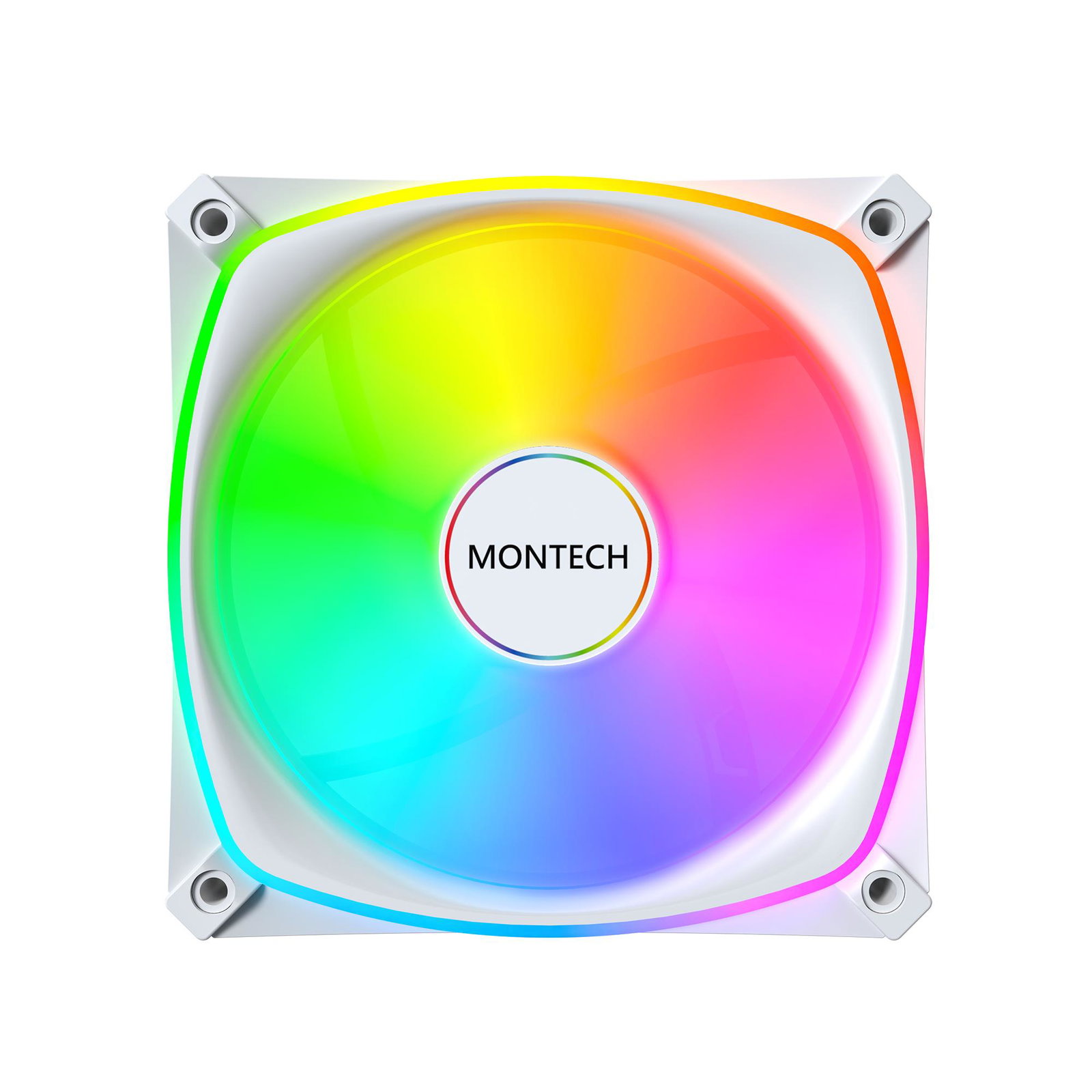 CASE FAN 120MM/RX120 PRO WHITE 3 IN 1 MONTECH