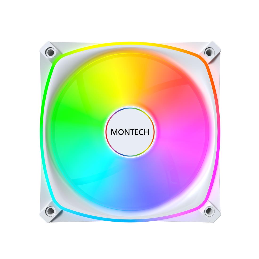 CASE FAN 120MM/AX120 PRO WHITE 3 IN 1 MONTECH