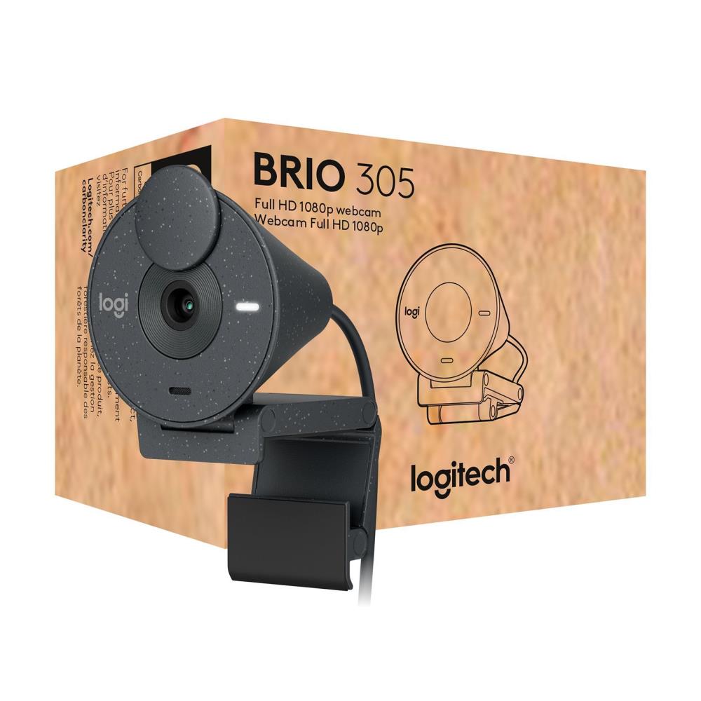 CAMERA WEBCAM BRIO 305/GRAPHITE 960-001469 LOGITECH