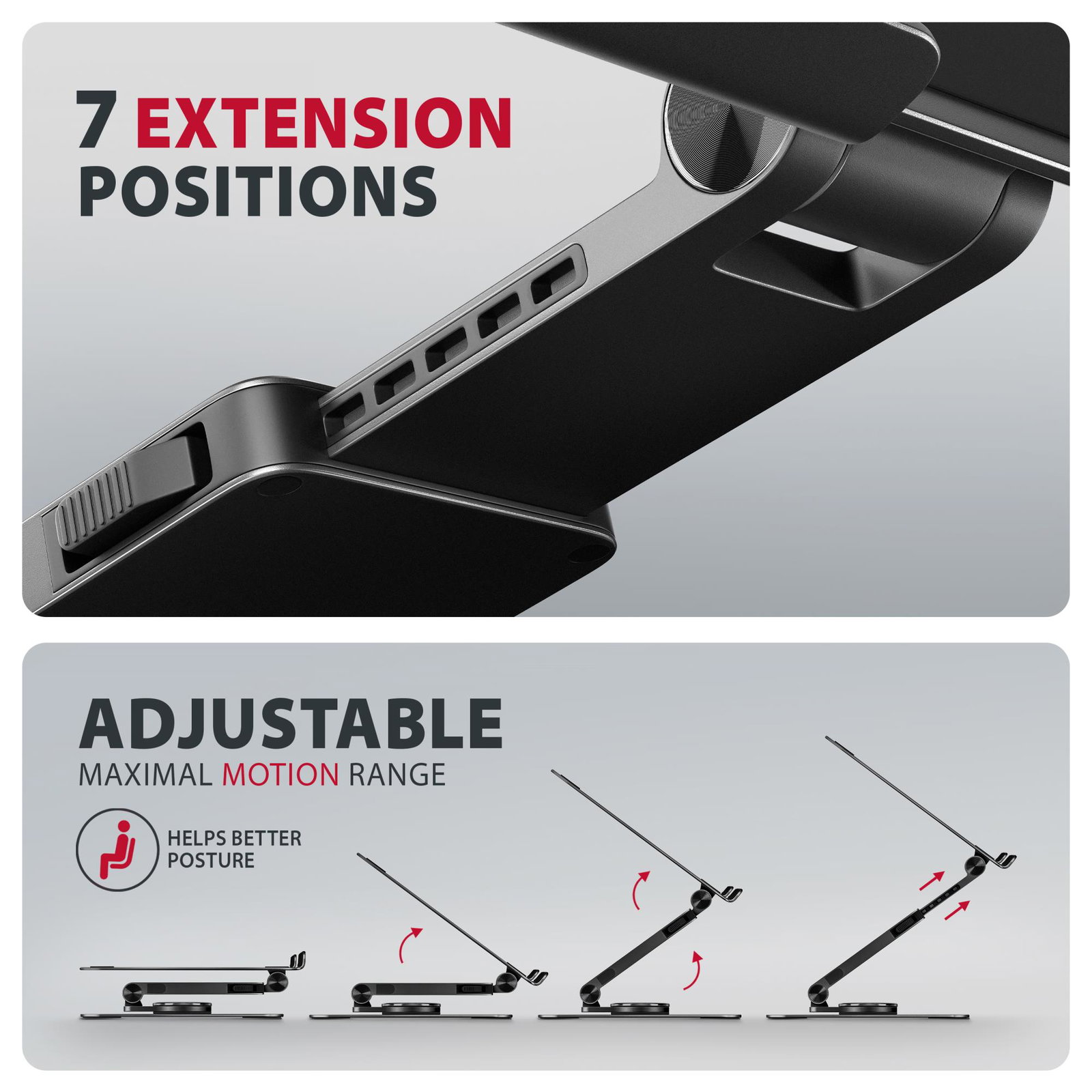 NB ACC STAND 10-17 ROTATING/ALUMINUM STND-LRB AXAGON