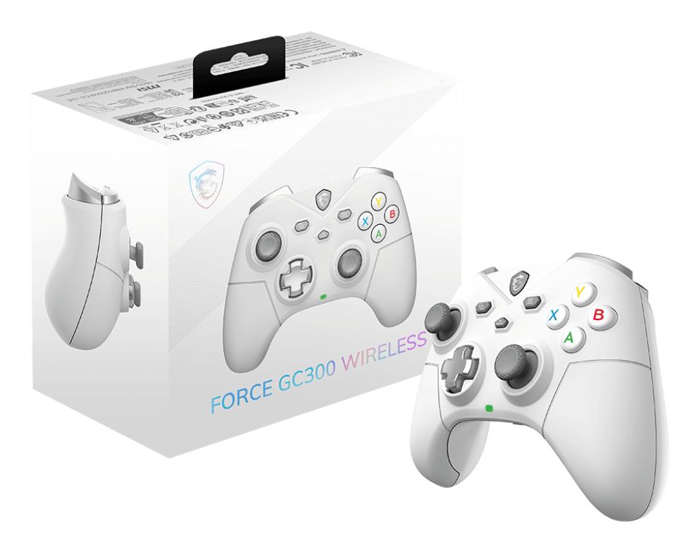 GAMEPAD WRL/FORCE GC300 W WHITE MSI