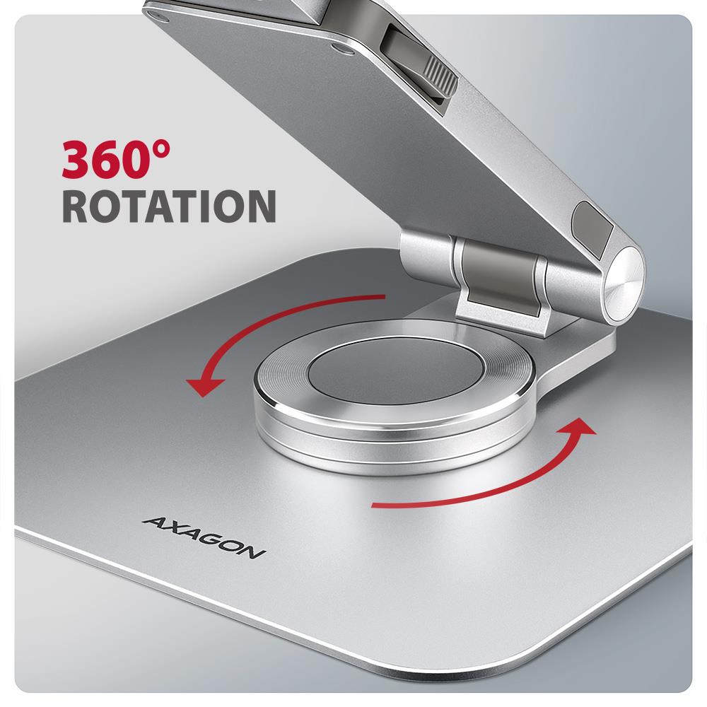 NB ACC STAND 10-17 ROTATING/ALUMINUM STND-LR AXAGON