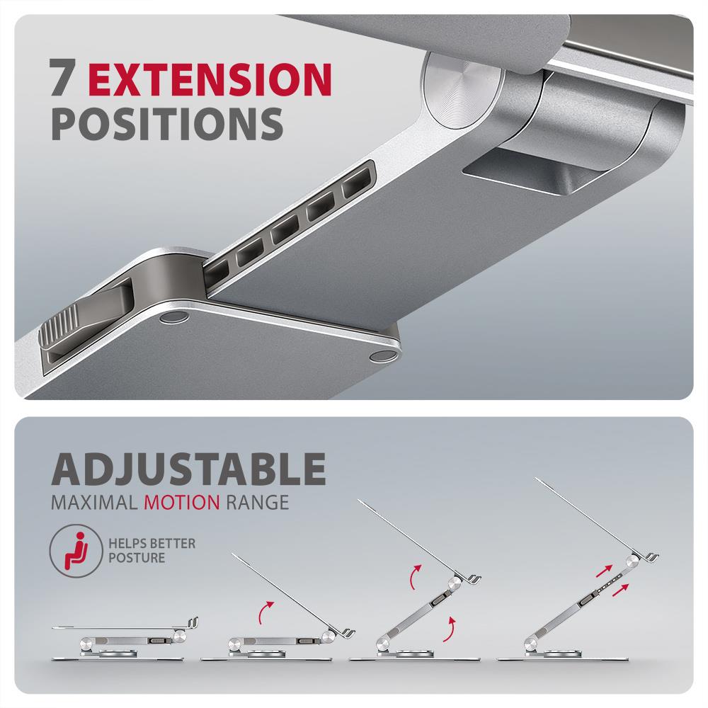 NB ACC STAND 10-17 ROTATING/ALUMINUM STND-LR AXAGON