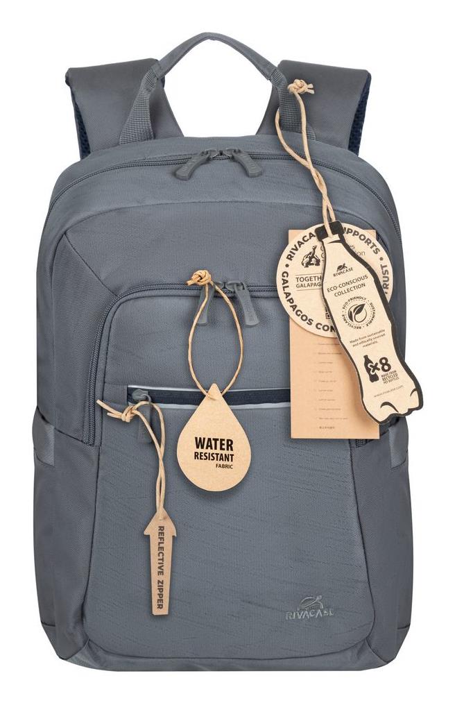 NB BACKPACK ALPENDORF ECO 14/7523 GREY RIVACASE