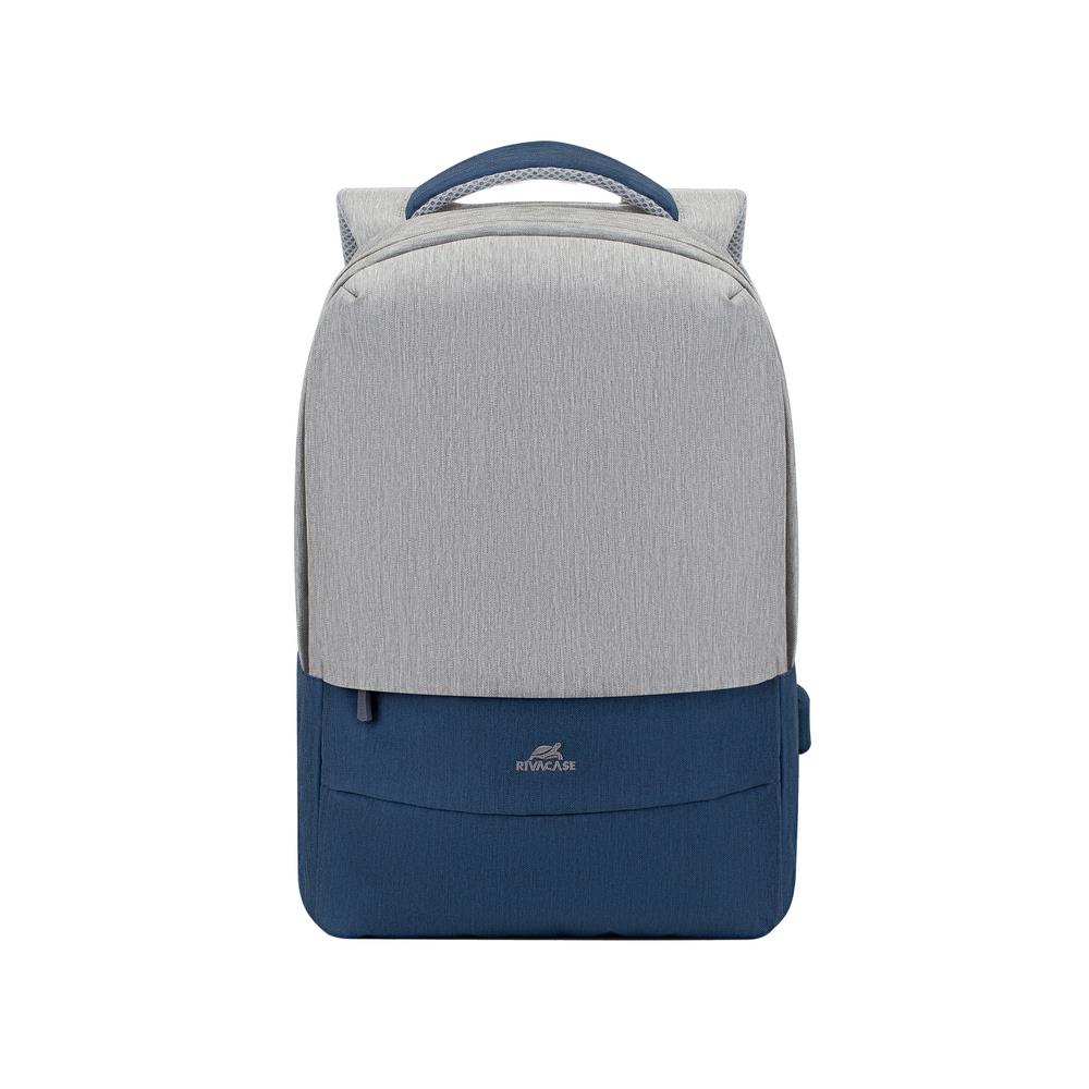 NB CASE ANTI-THEFT 15.6/7562 GREY/DARK BLUE RIVACASE