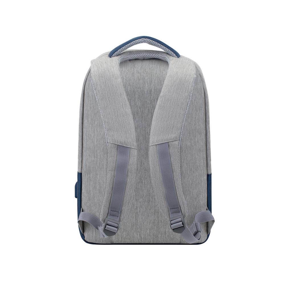NB CASE ANTI-THEFT 15.6/7562 GREY/DARK BLUE RIVACASE