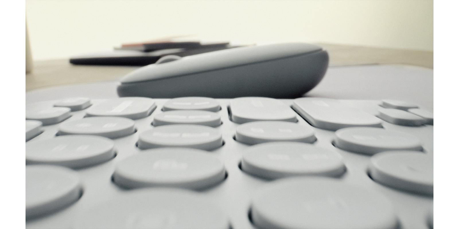 KEYBOARD +MOUSE COMBO PEBBLE 2/WHITE 920-012240 LOGITECH