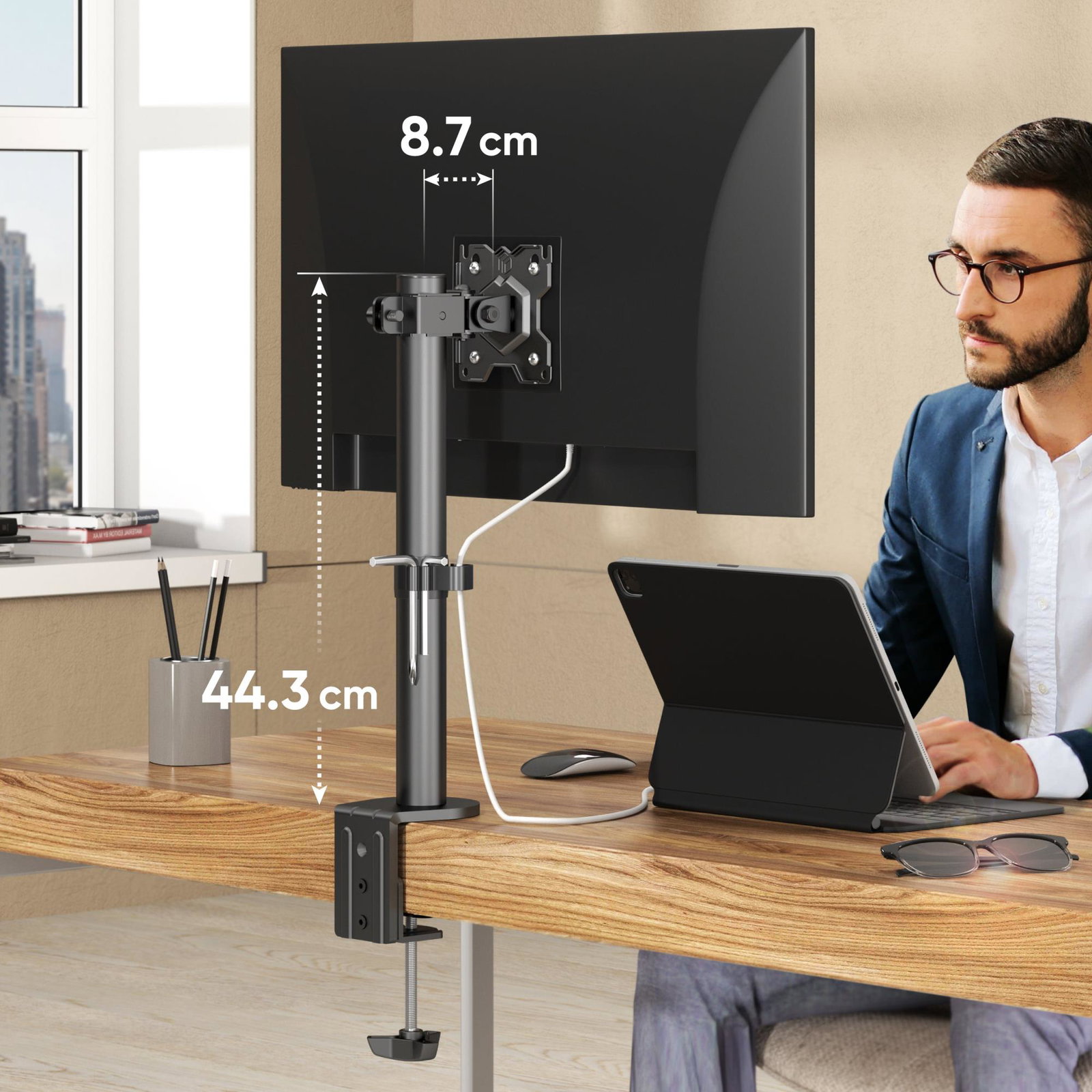 MONITOR ACC DESK MOUNT/13-34 BLACK D101E-B ONKRON