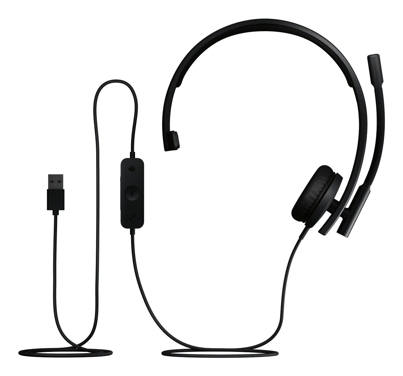 HEADSET H570E MONO USB/BLACK 981-001426 LOGITECH