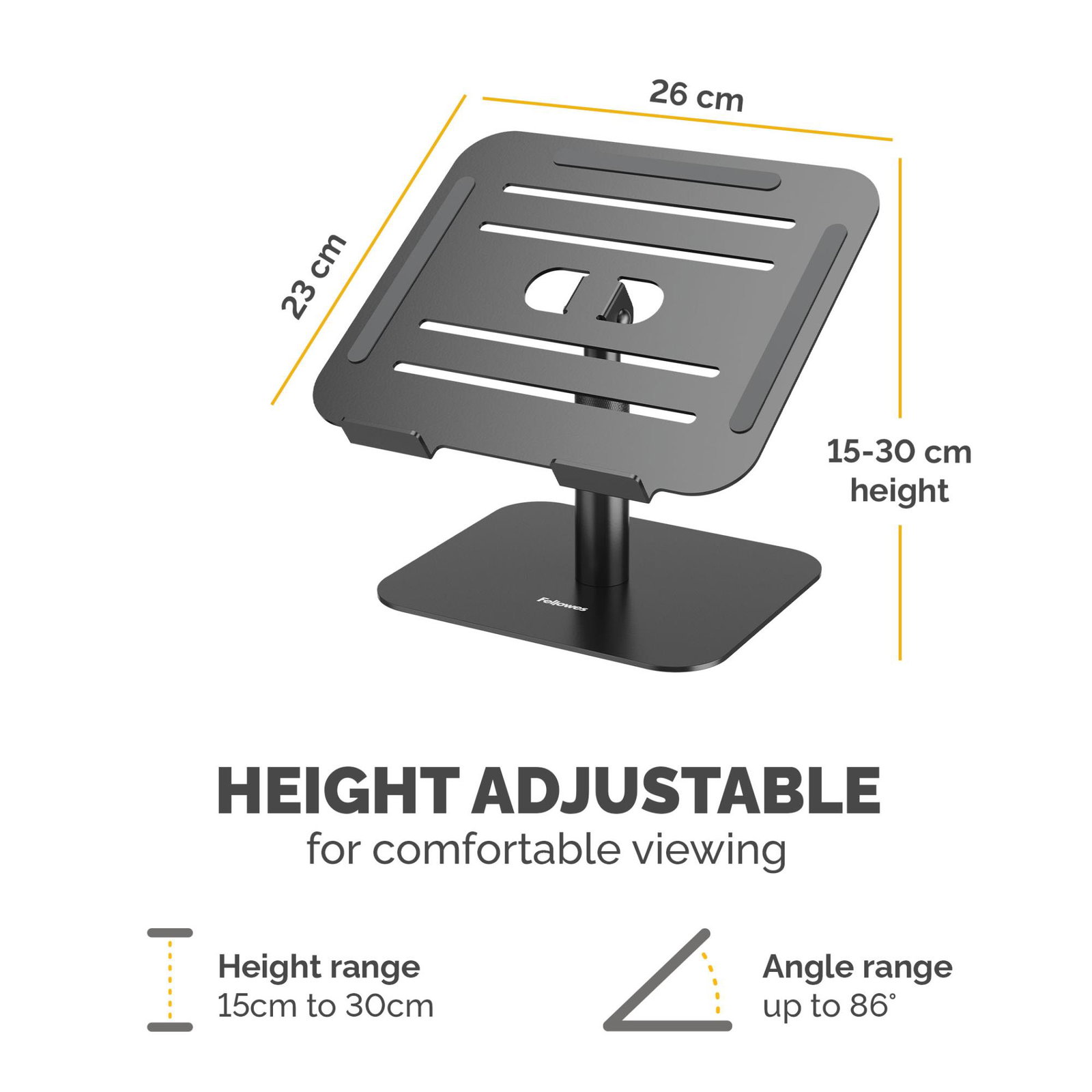 NB ACC DESK STAND/BLACK 100138881 FELLOWES