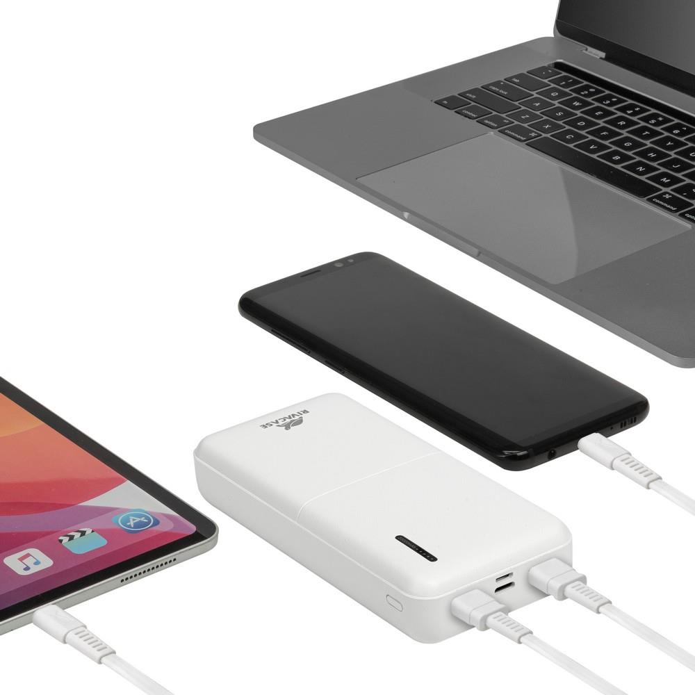 POWER BANK USB 20000MAH/VA2572 WHITE RIVACASE