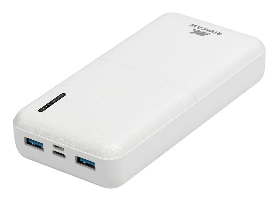 POWER BANK USB 20000MAH/VA2572 WHITE RIVACASE