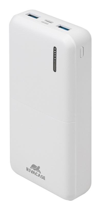 POWER BANK USB 20000MAH/VA2572 WHITE RIVACASE