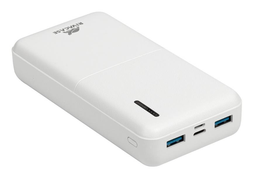 POWER BANK USB 20000MAH/VA2572 WHITE RIVACASE