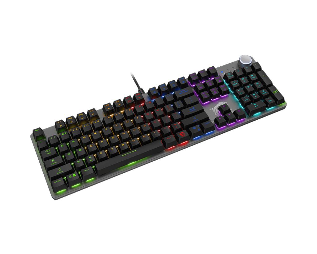 KEYBOARD GAMING BLACK US/FORGE GK310 RED MSI