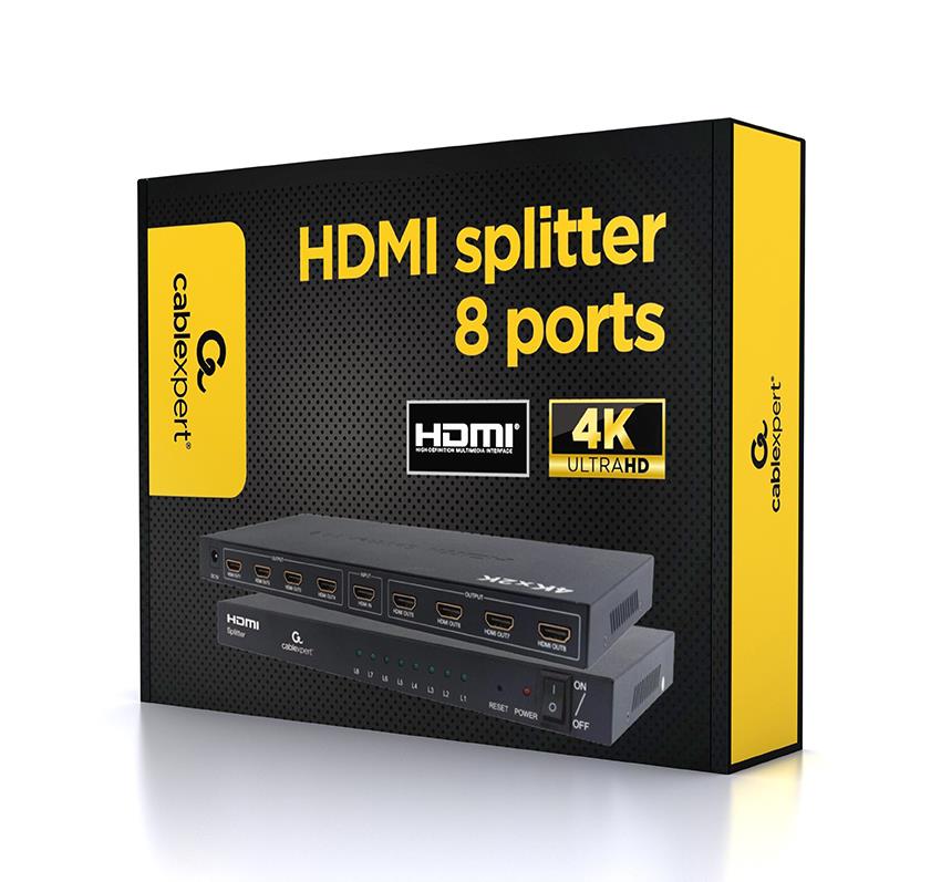 VIDEO SPLITTER HDMI 8PORTS/DSP-8PH4-03 GEMBIRD