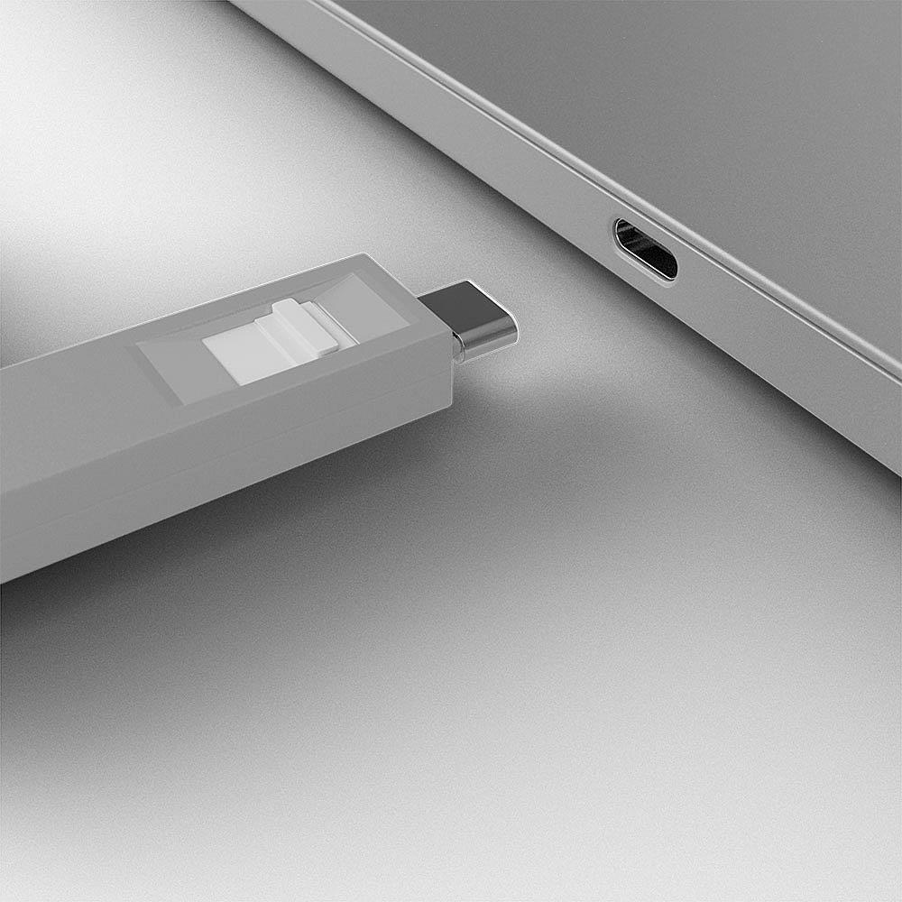 USB PORT TYPE-C BLOCKER 4PACK/WHITE 40427 LINDY