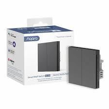 SMART HOME WRL SWITCH/DOUBLE GREY WS-EUK04-G AQARA