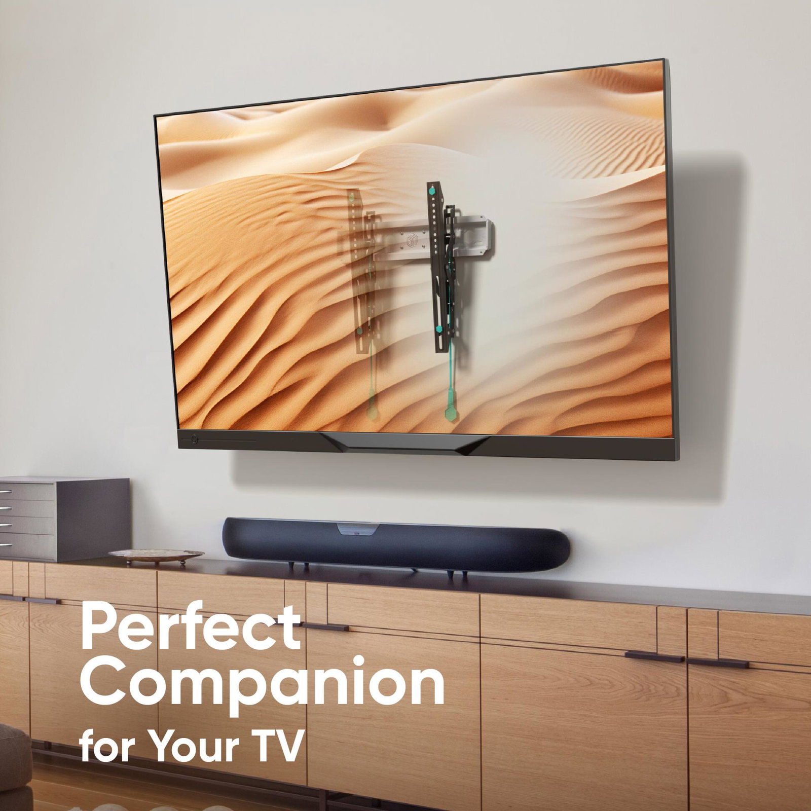 TV SET ACC WALL MOUNT /32-70/BLACK/WHITE TM5-BW ONKRON