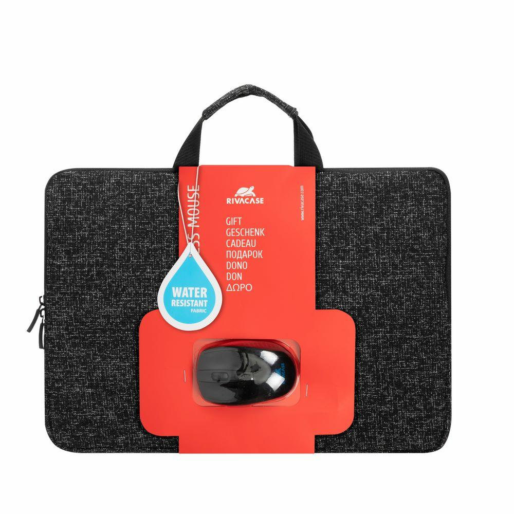 NB SLEEVE ANVIK 15.6 + MOUSE/7916 BLACK RIVACASE